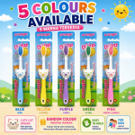 12-PCS Kids Children Soft Toothbrush Cat Design | Berus Gigi Lembut Kanak-Kanak | Random Colour #1898 #Kids